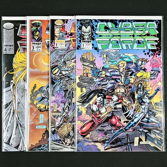 Cyberforce 1-4, Vol. 1 - 4 Book Lot (1992) - Picture 1 of 9